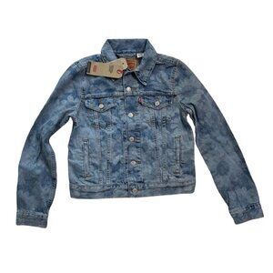 Levi Strauss & Co Womens Size XS Original Denim Trucker Jacket u Factory Faded F